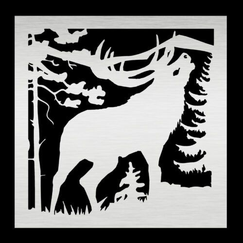 Dekoracja ścienna jeleń w lesie obraz na ścianę
